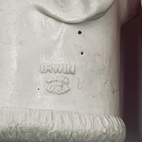 2 Vintage Irwin Standing Christmas Santa Claus w Gifts & Toy Sack Plastic 4" - Picture 10 of 16